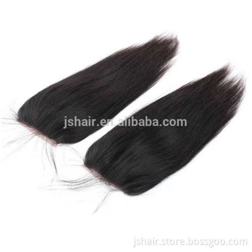 popular products brazilian human hair cheap free parting lace closure